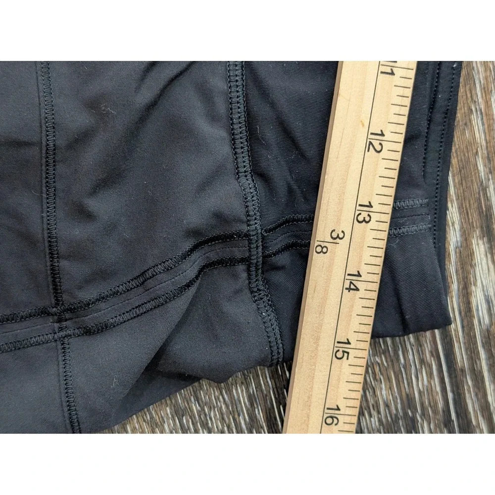 Lululemon Skort Womens 6 Black Athletic Short Pull‎ On Pockets Polyester Spandex